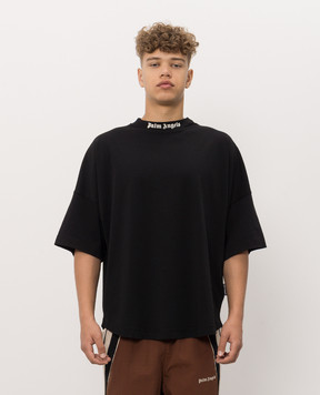Palm Angels Футболка черного цвета с логотипом PAMAA005JR002