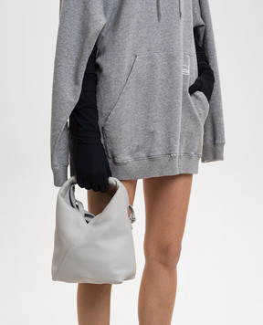 Maison Margiela MM6 Сіра шкіряна сумка Japanese SB6WD0042P7255