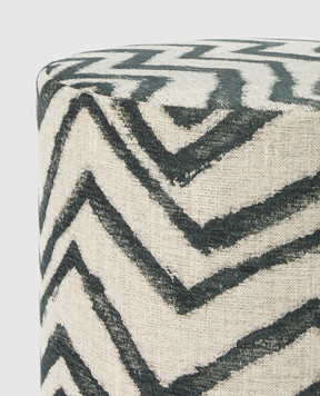 Missoni Home Бежевий пуф Graffiti у візерунок 1E4LV00029