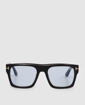 Tom Ford Черные очки Cyrus с монограммой FT1337F