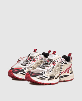 Off-White Бежеві кросівки OW BE RIGHT BACK з логотипом OMIA295F25FAB005