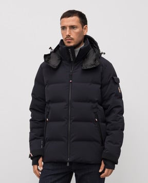 Moncler Grenoble Синий горнолыжный пуховик Мongetech K20971A0004353066