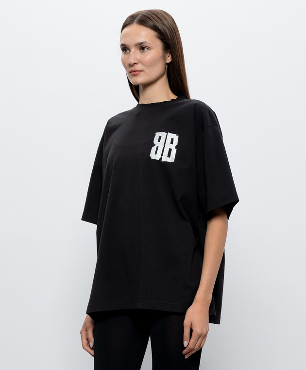 Balenciaga Чорні легінси з візерунком логотипа A0094OT5355 зображення 3