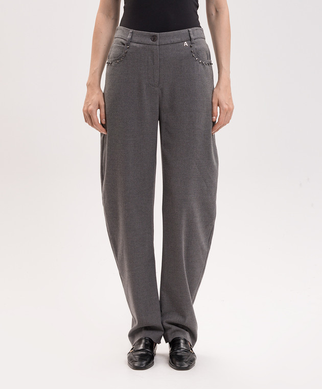 Twinset Серые брюки 262AT2211 изображение 3