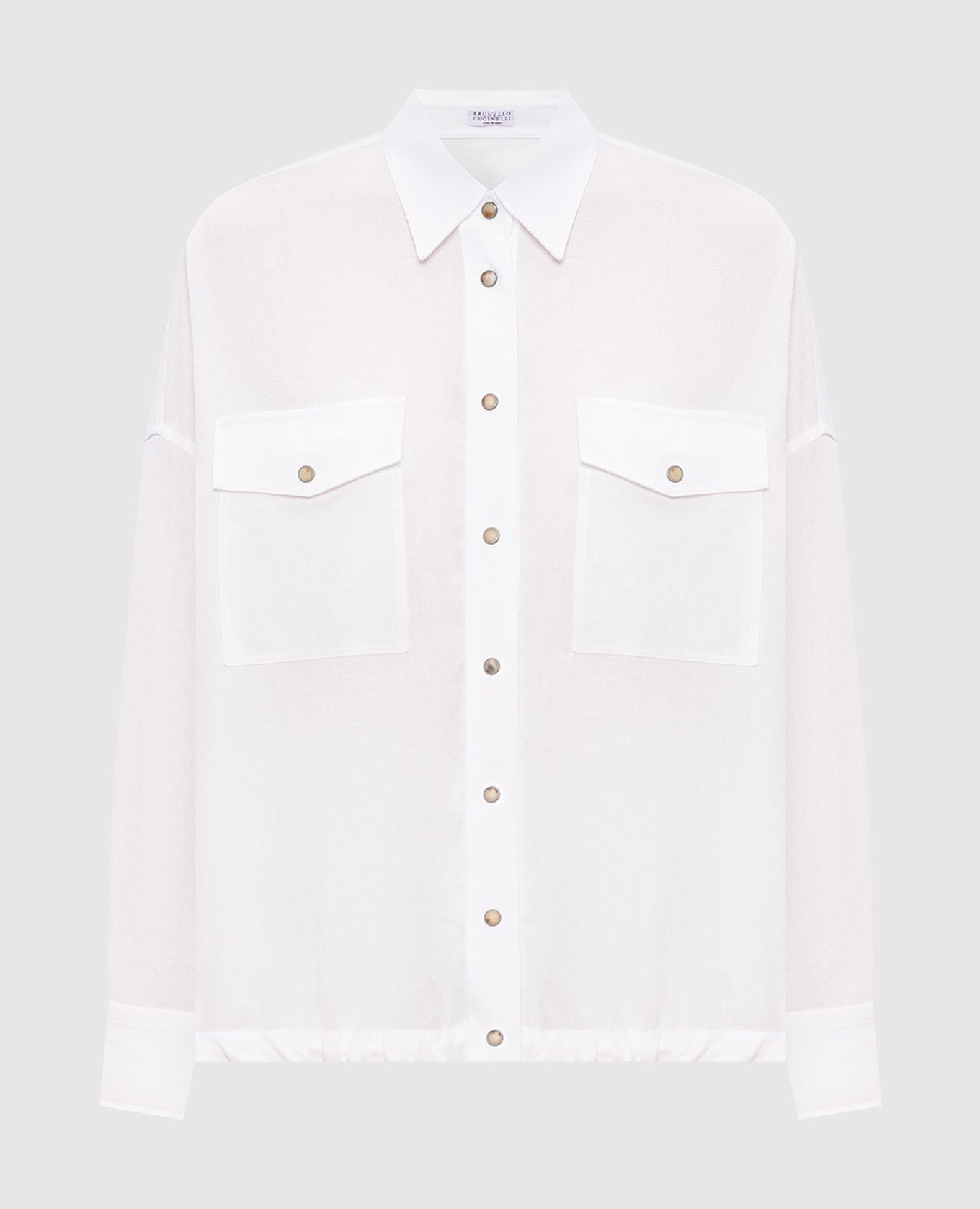 

Белая рубашка из хлопка, Белый, Рубашки