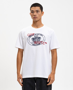 Off-White Біла футболка з принтом 44MAA027F5J00E