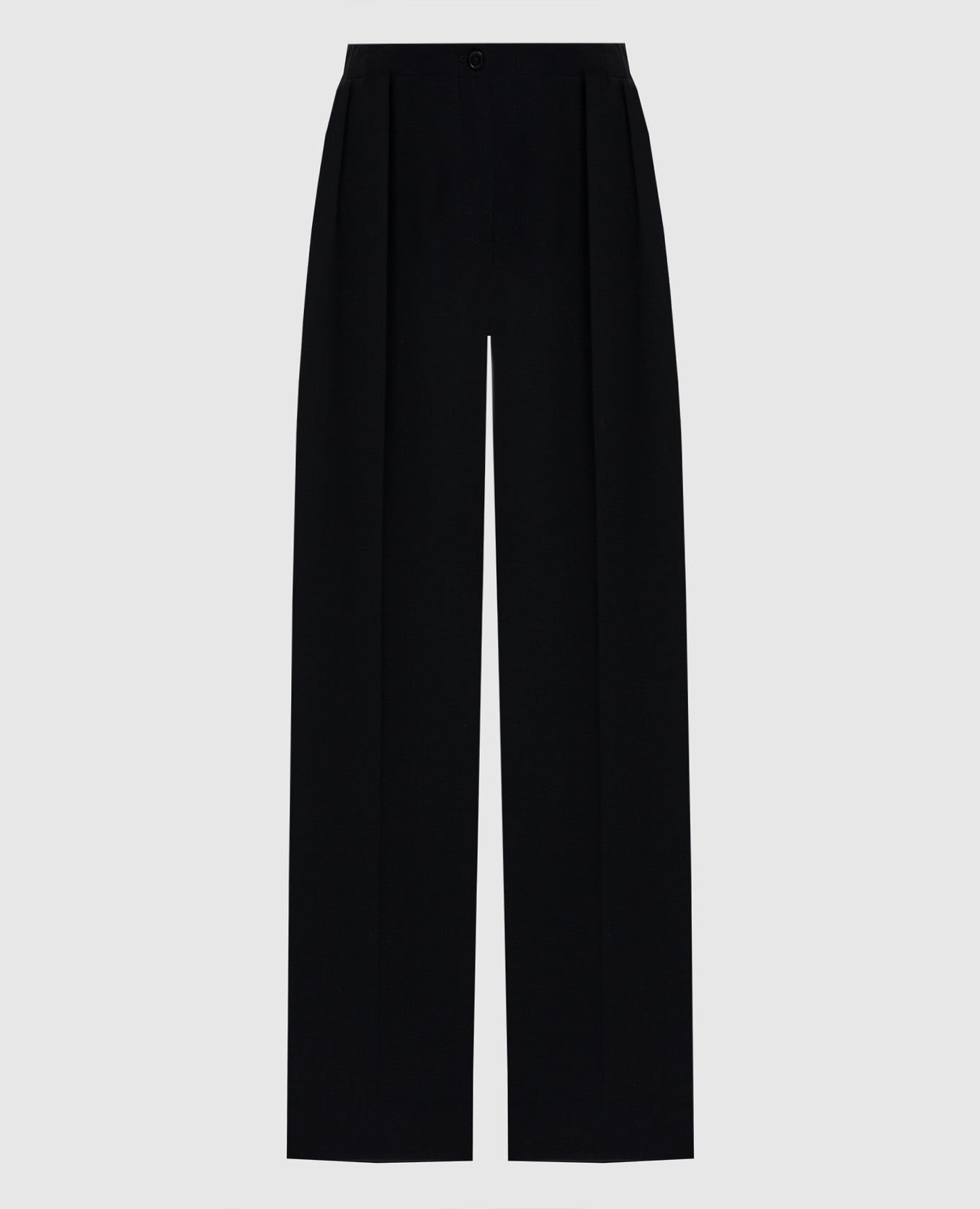 

Черные штаны Felicita из шерсти, Черный, Широкие брюки