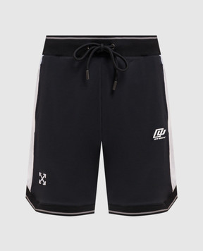 Off-White Синие шорты с перфорацией 44MCI01AS26J001