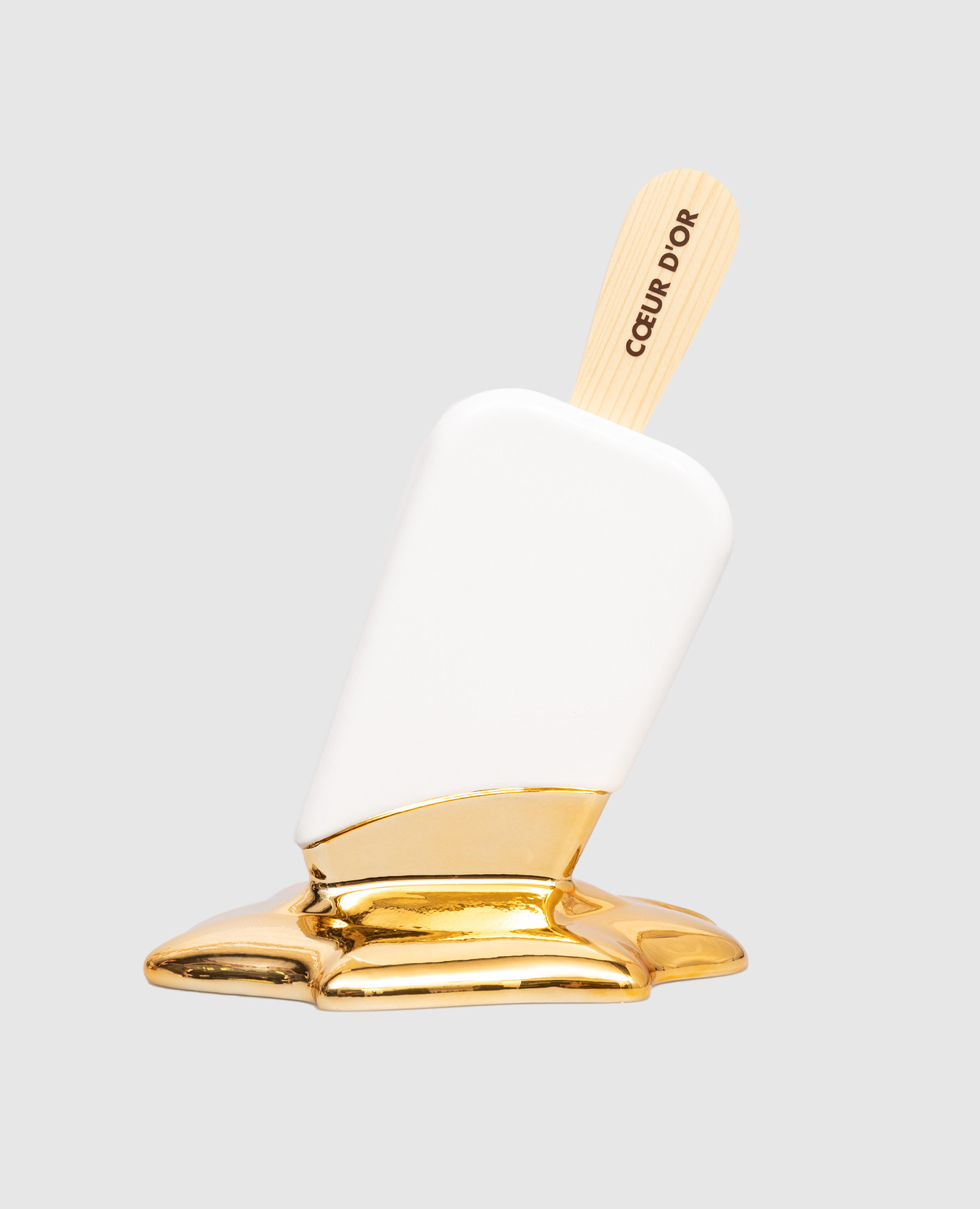 

Белая статуэтка в виде мороженого Coeur d'or, Белый, Декор