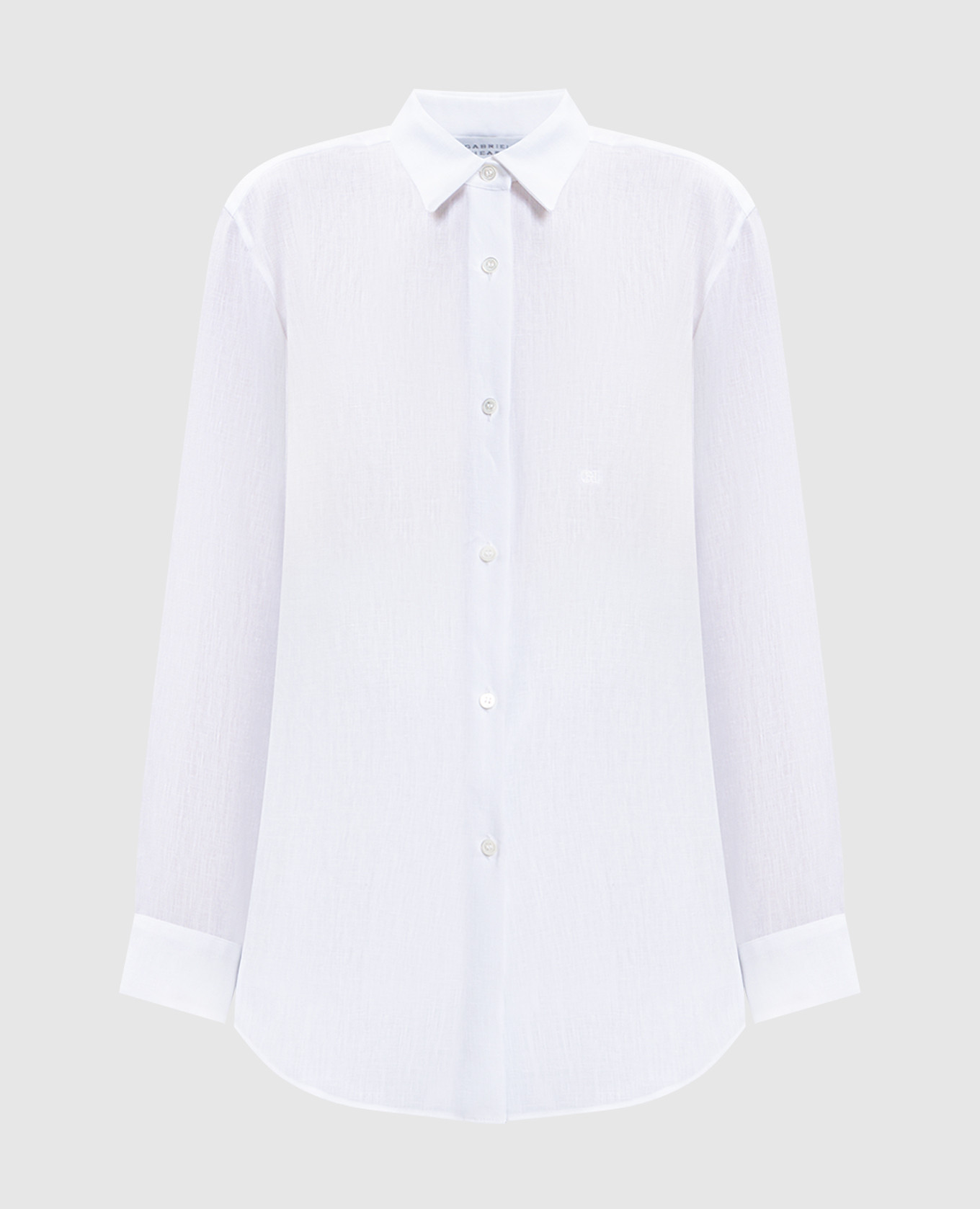 

Белая рубашка Reyes из льна, Белый, Рубашки