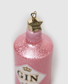Vondels Розовая ёлочная игрушка Gin Bottle 4212850100014