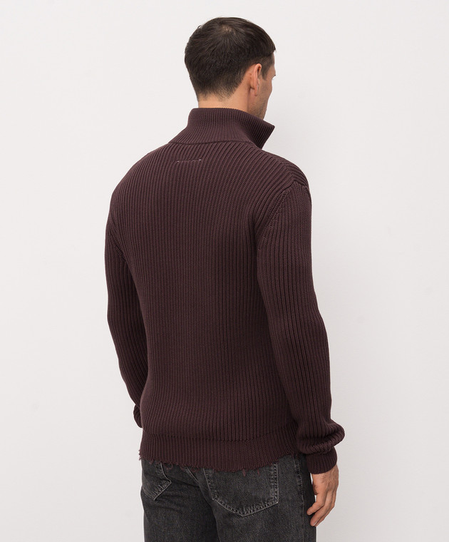 Maison Margiela MM6 Коричневий кардиган SH0AM0021M13039 зображення 4