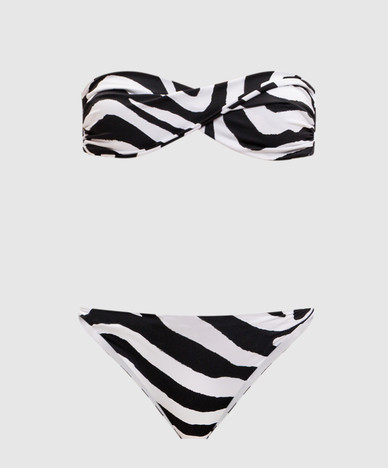 Белый купальник Zebra
