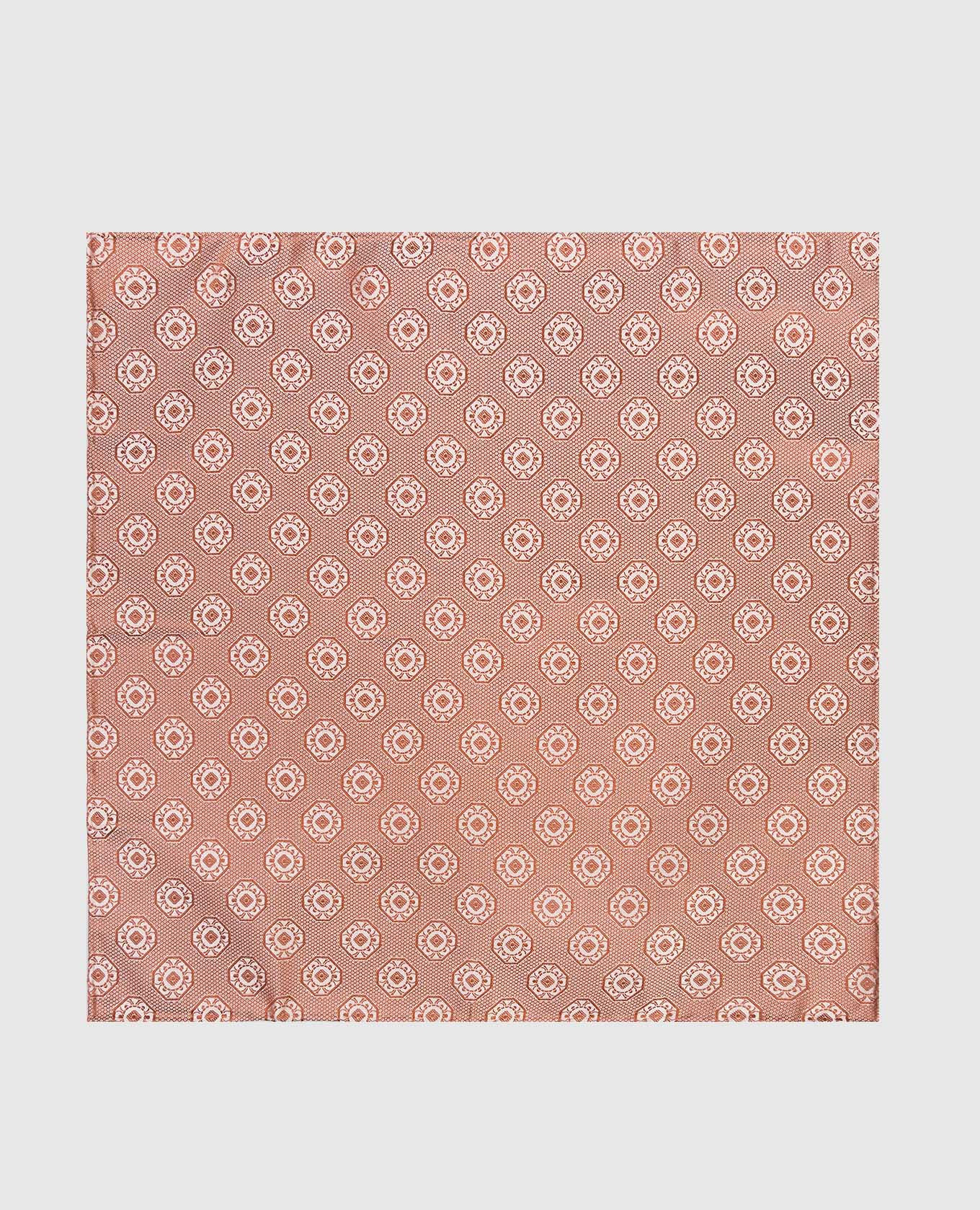 Коричневый платок-паше в узор