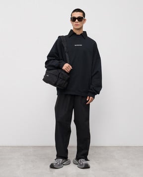 Balenciaga Черный свитшот с логотипом 850363TTVJ2