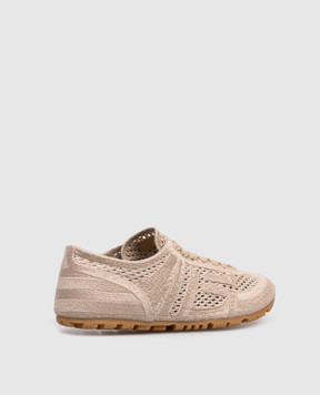 Balmain Бежеві кросівки Racer GN0VI770TCHR