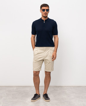 Pini Parma Бежеві шорти з відворотами TRBERBEIGE