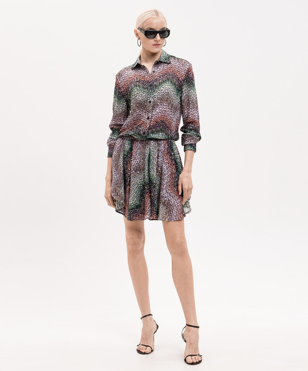 Missoni Блуза в узор с пайетками DS26SJ0ZBC0065 изображение 2