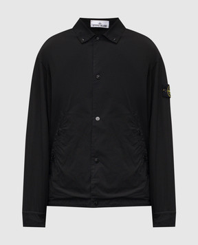 Stone Island Черная куртка с логотипом L1S154100041S0042