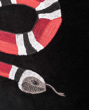 Les Ottomans Черная декоративная бархатная подушка с шелком EBC6940X60