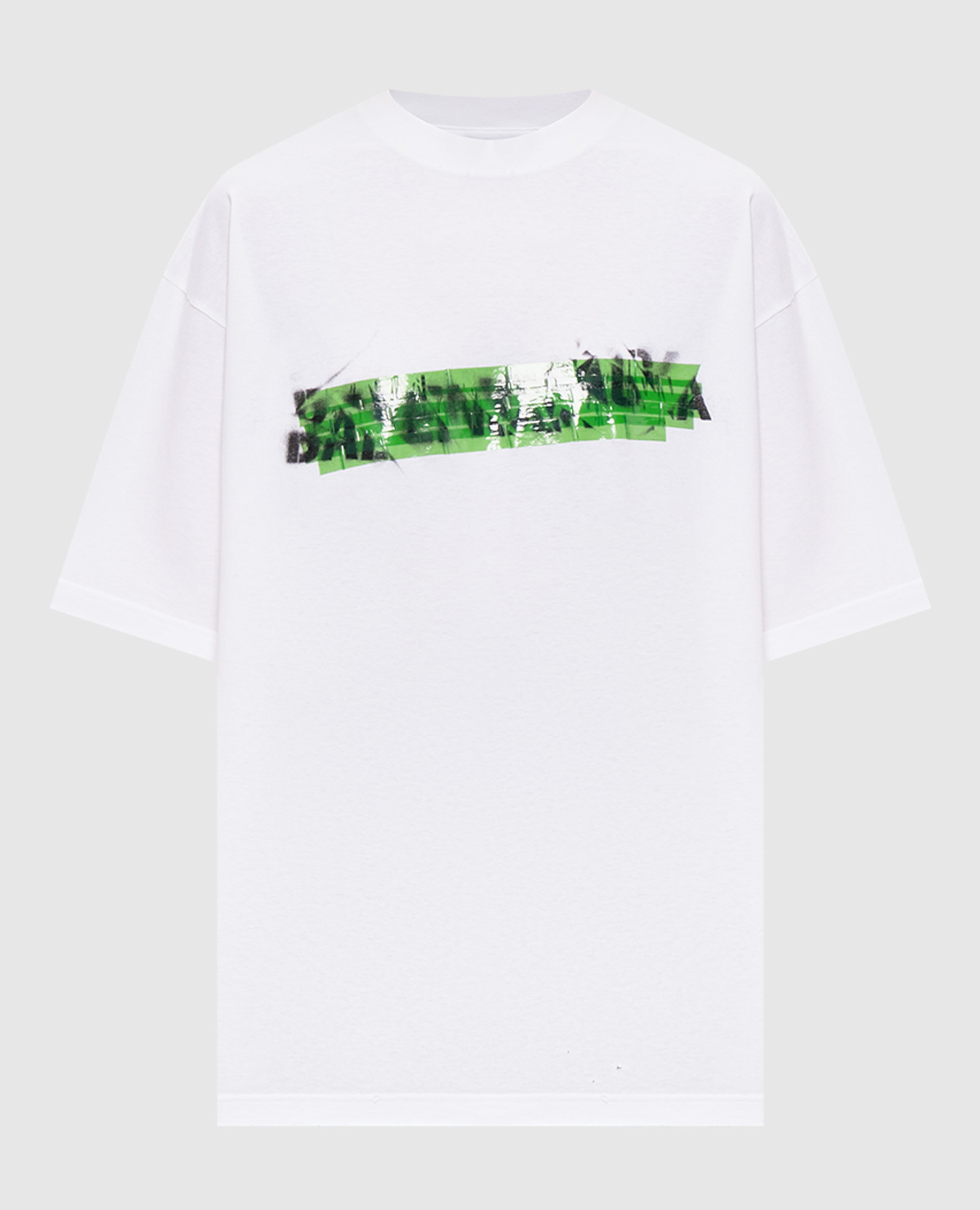Белая фуболка Messy Spray