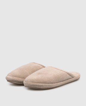 Hamam Бежеві махрові домашні капці Olympia OLYMPIAORGANICSLIPPERS