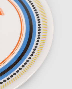 Bitossi Home Белая фарфоровая тарелка для пиццы Mamma Mia GST00003