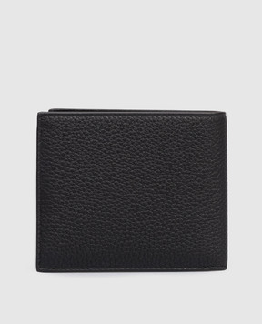Balenciaga Черный кожаный портмоне с принтом логотипа 8066422ABV0