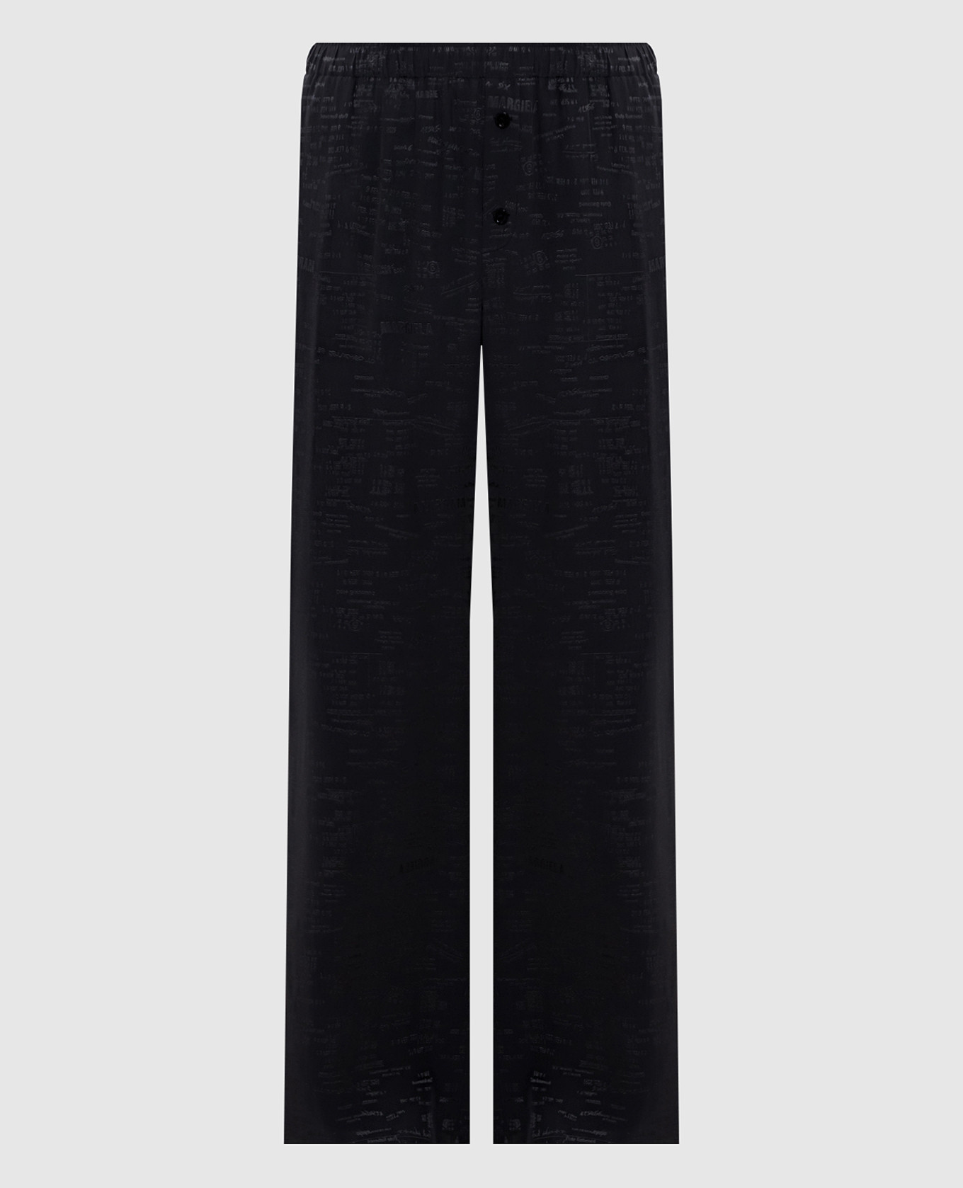 Черные брюки в принт