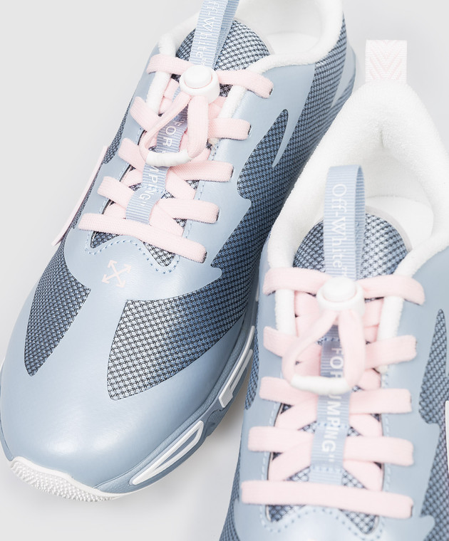 Off-White Дитячі блакитні кросівки For Jumping OGIA008S26FAB001 зображення 5