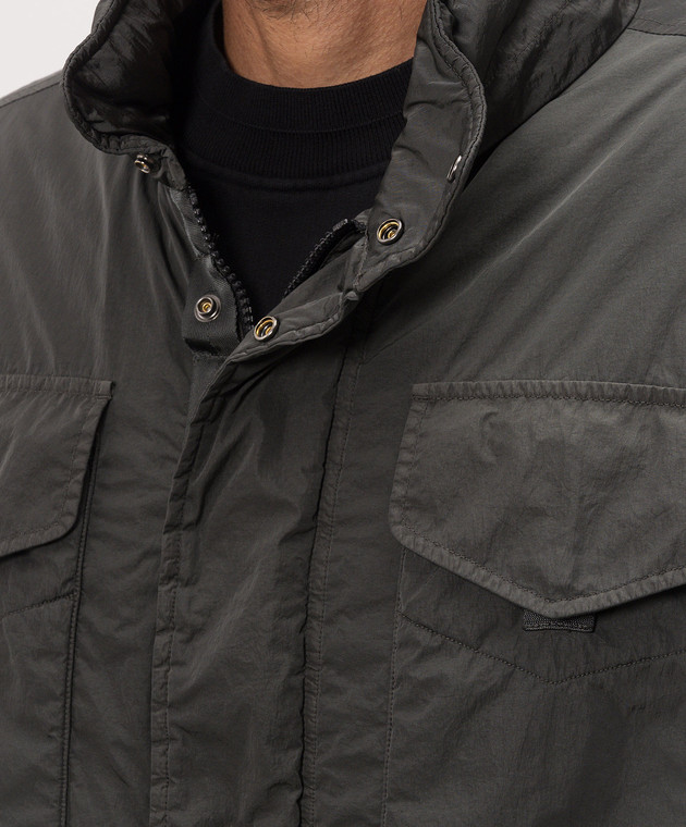 C.P. Company Куртка цвета хаки с патчем логотипа MOW036A110535G изображение 5