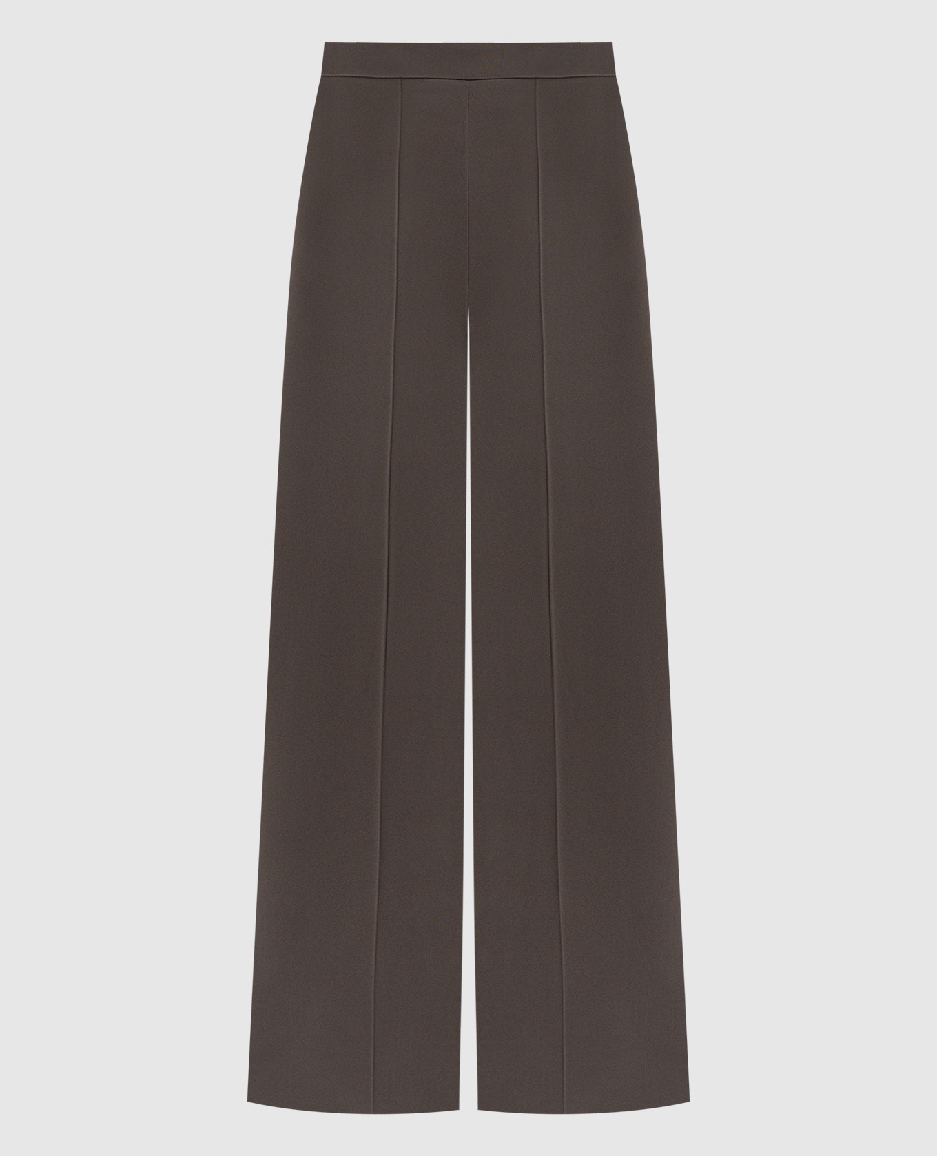 

Коричневые брюки Alane с высокой посадкой, Коричневый, Брюки с высокой талией