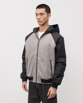 Palm Angels s Серая куртка с принтом логотипа PMEA289S25FAB001