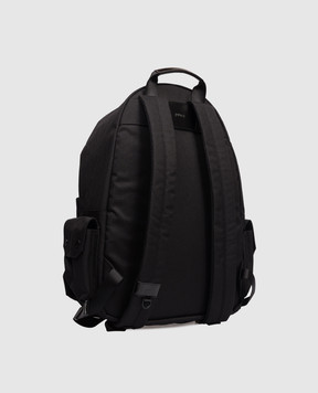 Juun.j Чорний рюкзак з патчем логотипа JC61D4P015