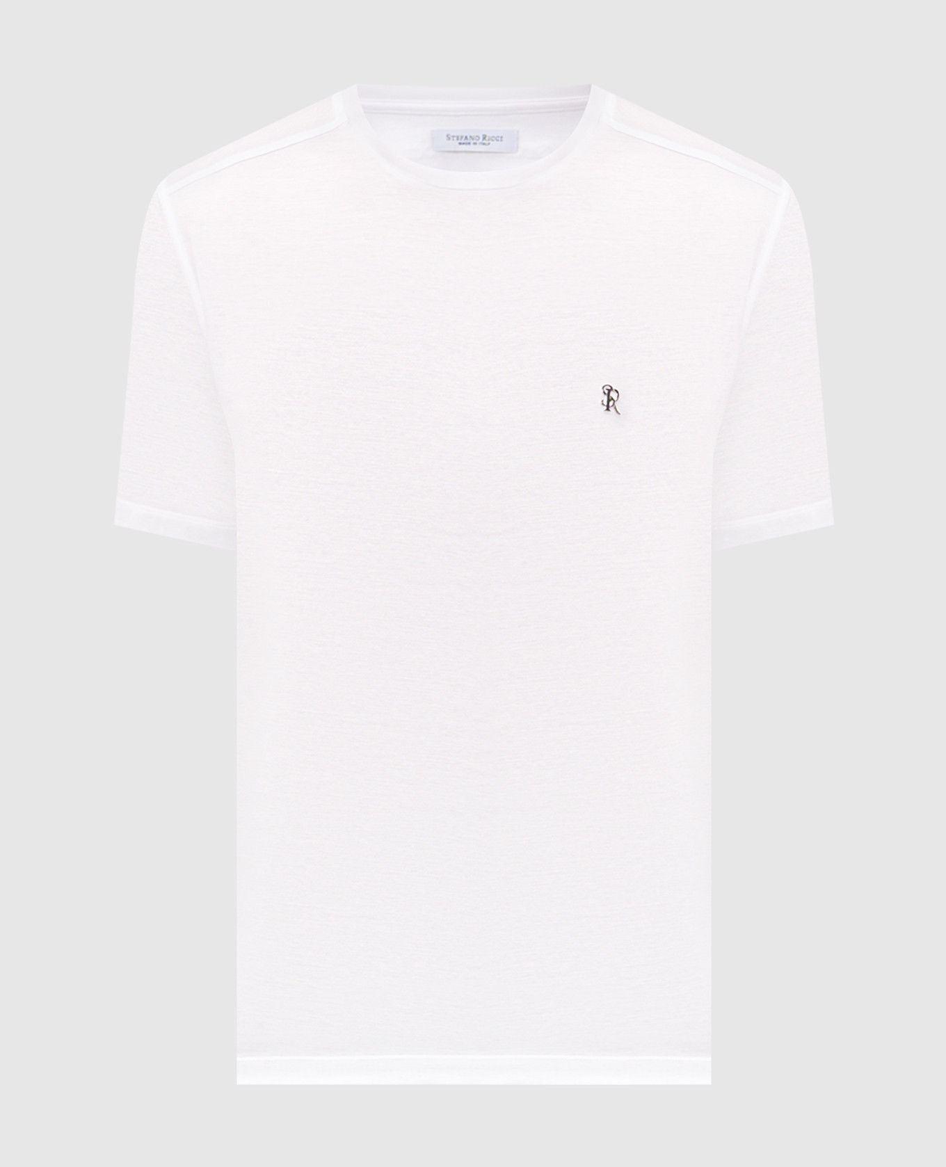 Белая футболка с монограммой