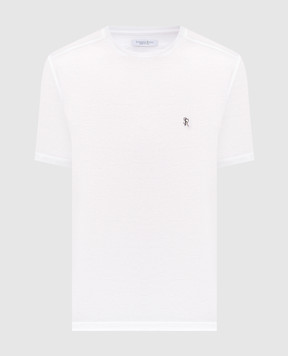 Stefano Ricci Біла футболка з монограмою MNH6105140TE0001