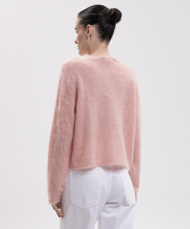 Max Mara Розовый свитер CAMPALE с шерстью MSTCAMPALE изображение 4