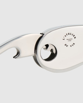 L`atelier du vin Сріблястий штопор з логотипом 095775