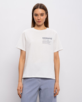 Max Mara Weekend Белая футболка TENUE WKDTENUE