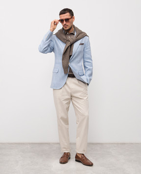 Brunello Cucinelli Коричневе поло M29800125