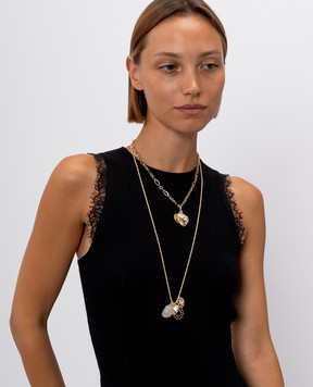 Twinset Набор золотых цепочек с подвесками 262TA4030