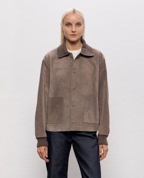 JW Anderson Коричневая замшевая куртка LJ0061LT0131