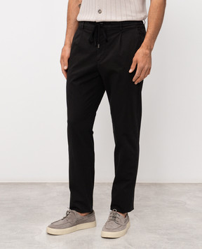 Peserico Темно-коричневі штани з нашивкою логотипа R54774T23D00800