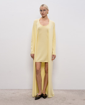 Tom Ford Желтый удлиненный кардиган из шерсти CAK383YAX994