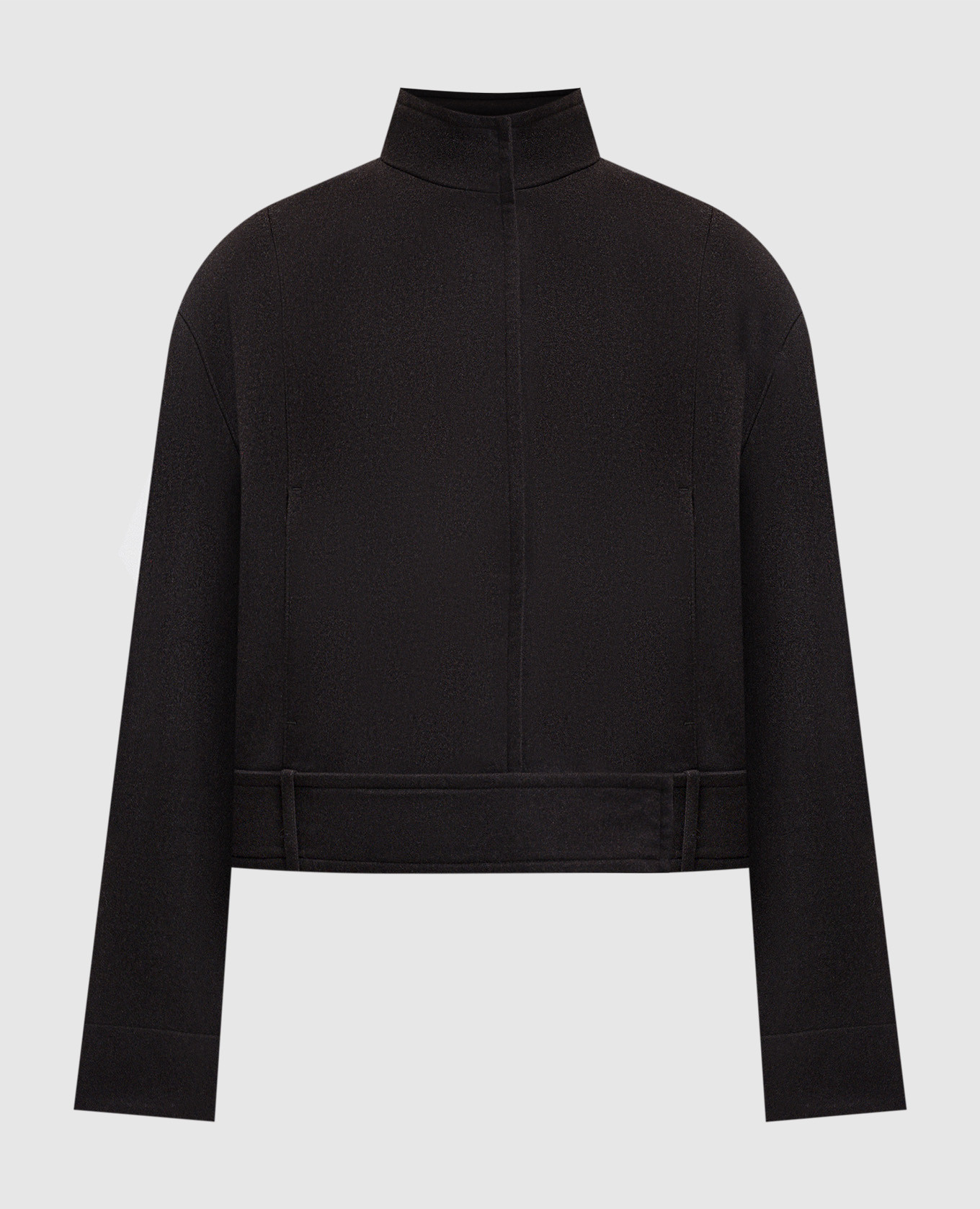 Коричневая куртка с шерстью FAES