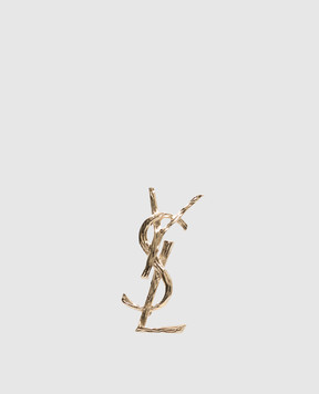 Saint Laurent Золотиста брошка CASSANDRE 748486Y1500