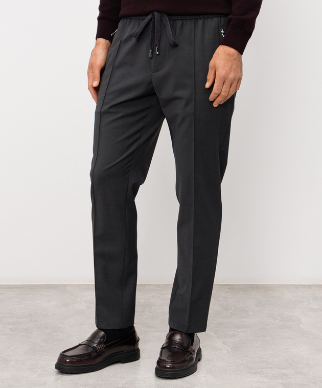 Dolce&Gabbana Серые брюки с шерстью GYACETGK306 изображение 3