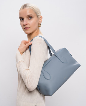 JOSEPH Голубая кожаная сумка Loaf JF009802