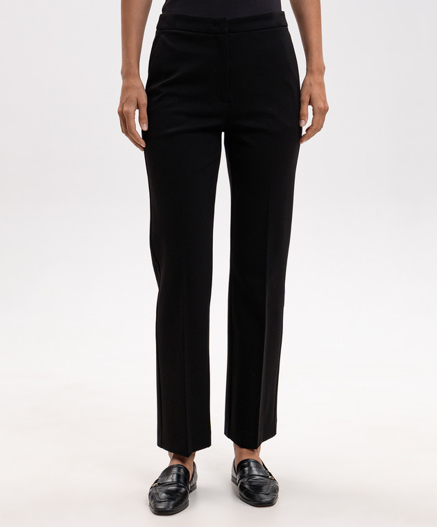 Twinset Черные брюки прямого кроя 262TP2372 изображение 3
