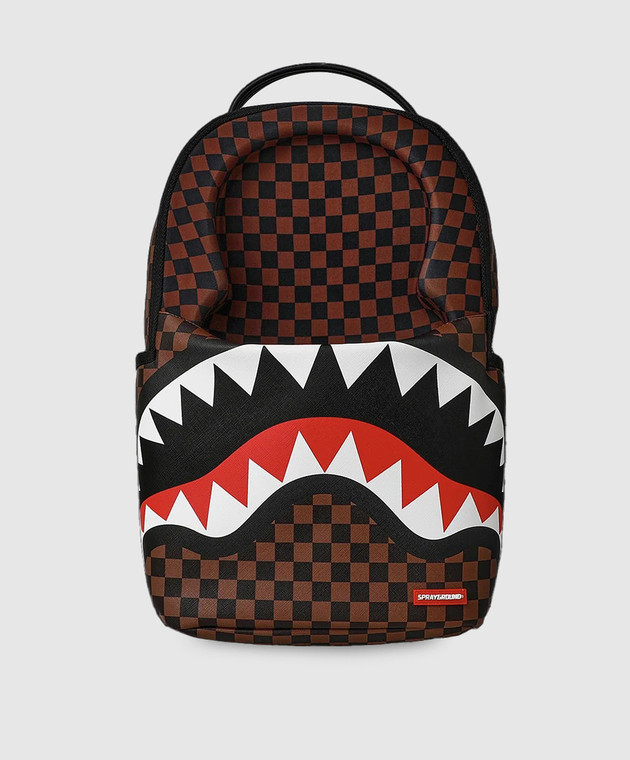 Sprayground Детский коричневый рюкзак YOUNG MONEY SHARKS IN PARIS 910B8856NSZ изображение 3